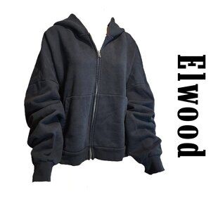 Elwood Men’s CORE ZIP HOODIE Black Large